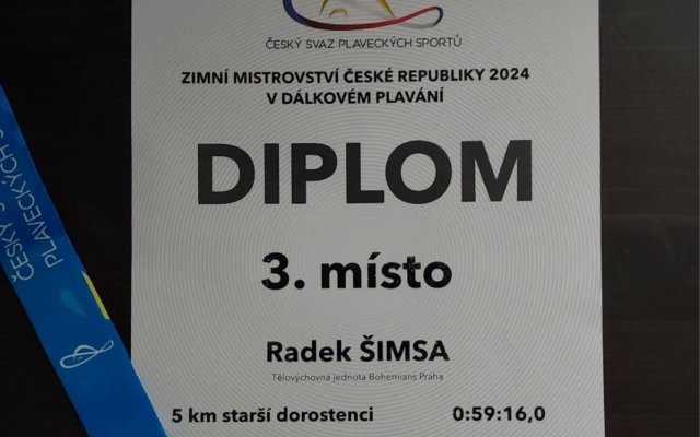 Bronz z Mistrovství ČR v plavání